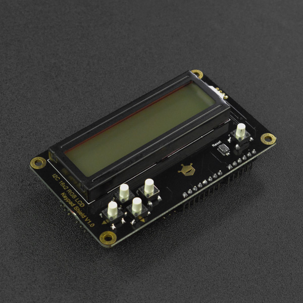 Arduino RGB LCD1602 按键扩展板 彩色底
