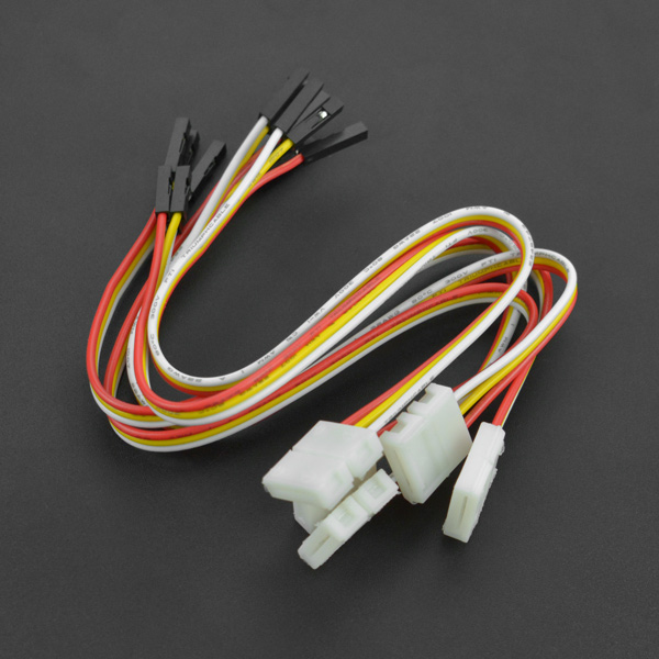 3PIN单头带线灯带连接器（5个）