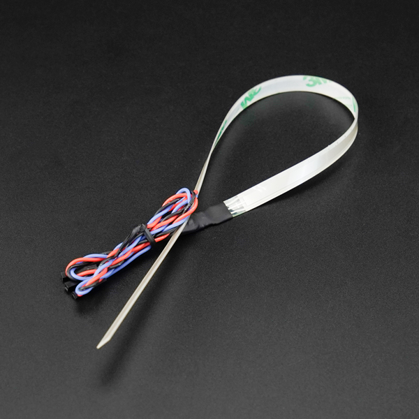 长条形薄膜位置传感器 - 300mm长，精度±2mm，IP67防护