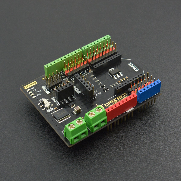 Arduino热卖推荐-Gravity: IO传感器扩展板（带双路电机驱动）