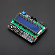 LCD/LED/显示屏-Gravity: LCD Keypad Shield 按键扩...