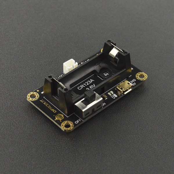 CR123A锂电池电源管理模块 micro:bit麦昆机器人专用