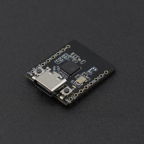 DFRobotDF精选-Beetle ESP32 C6迷你开发板 基于ESP32-C6芯片，支持Wi-Fi 6、蓝牙、Zigbee、Thread无线协议，集成充电管理，仅硬币大小的可穿戴开发板