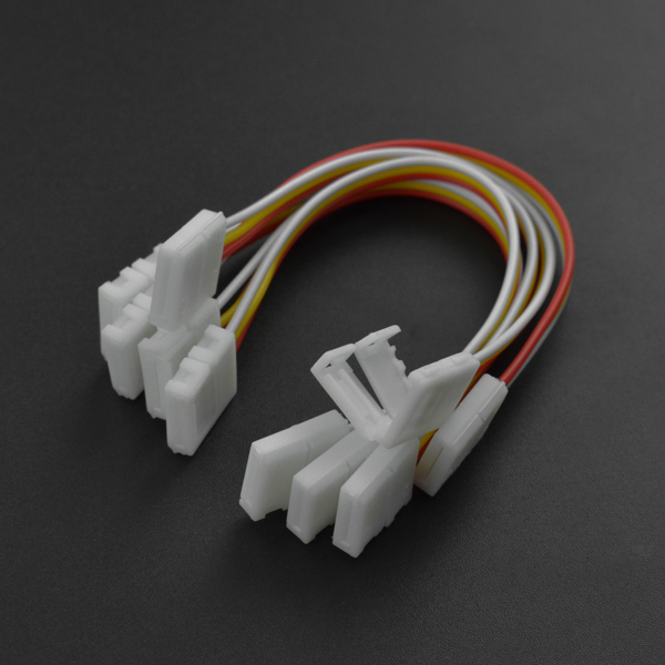 3PIN双头带线灯带连接器（5个）