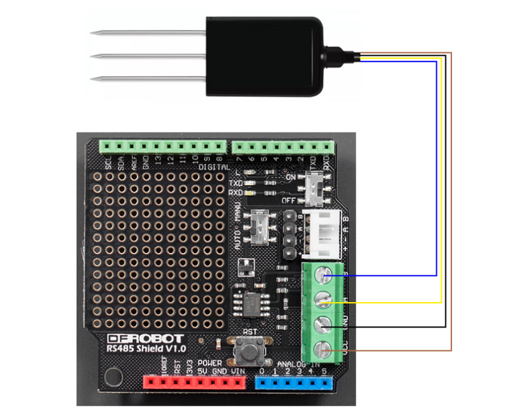 搭配Arduino UNO R3和TTL转485扩展板.png