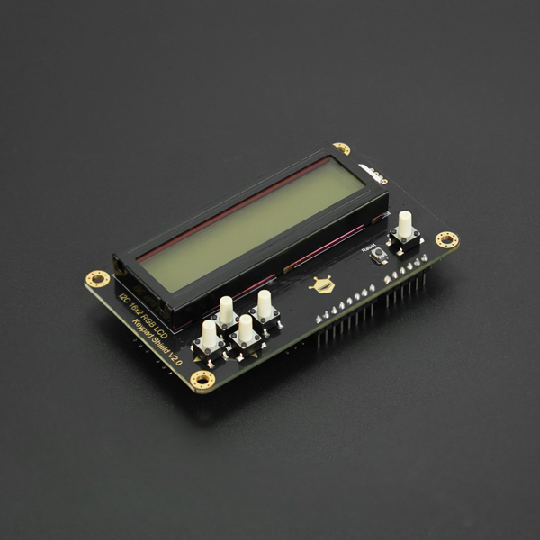 Arduino RGB LCD1602 按键扩展板 彩色字 V2.0