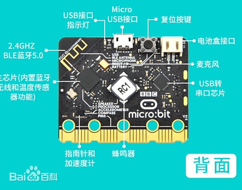micro:bit新手高级套装（白色按钮）