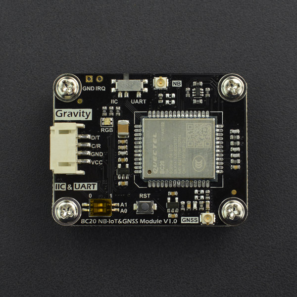 Gravity: I2C & UART BC20 NB-IoT & GNSS通信模块