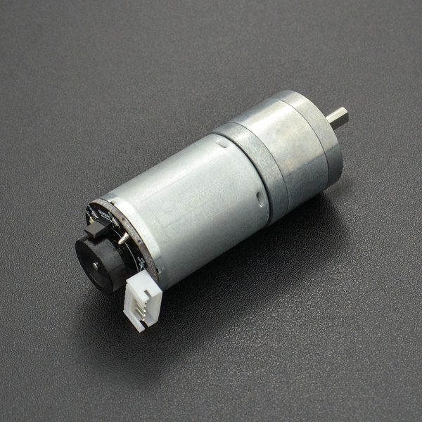 带编码器直流减速电机 (6V 210rpm 10Kg.cm)