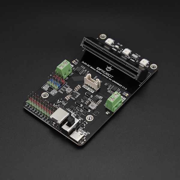 DFRobot创客商城新品推荐行空板双路电机驱动I/O扩展板