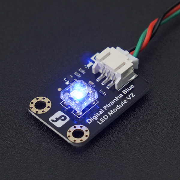 Gravity: 数字食人鱼蓝色LED发光模块(Arduino兼容)