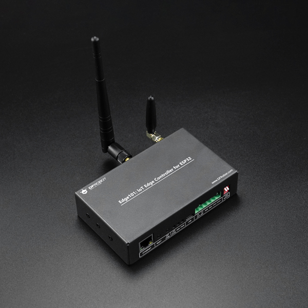 DFRobot创客商城新品推荐EDGE101工业级ESP32物联网可编程控制器（含4G CAT1，RS485/CAN/以太网）