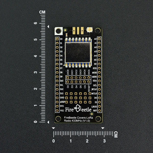 FireBeetle萤火虫LoRa无线通信模块 (433MHz) 