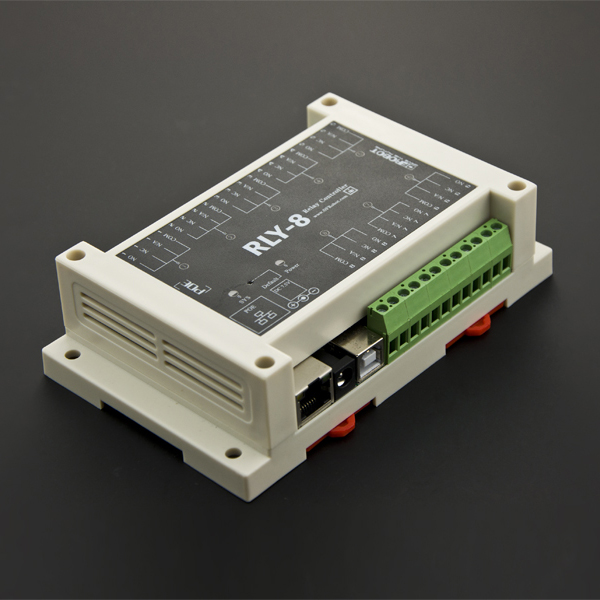 RLY-8-POE-USB 8路网络控制继电器模块