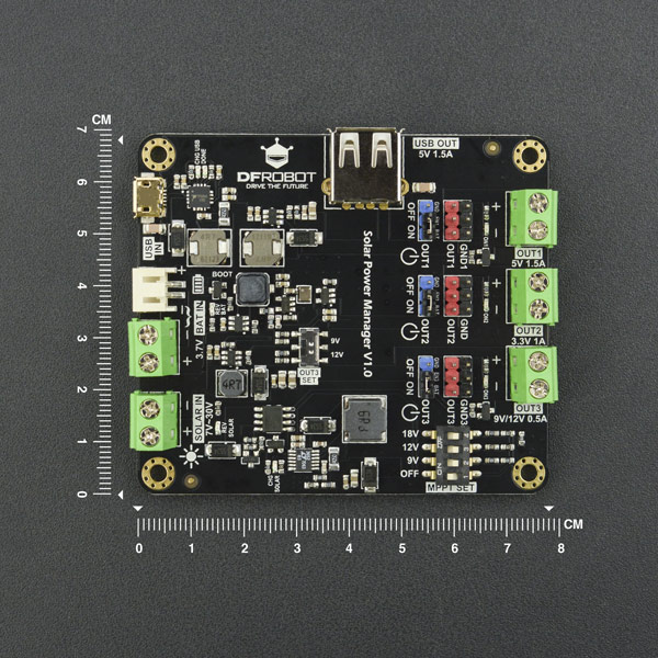 太阳能电源管理模块（适合9V/12V/18V太阳能板）