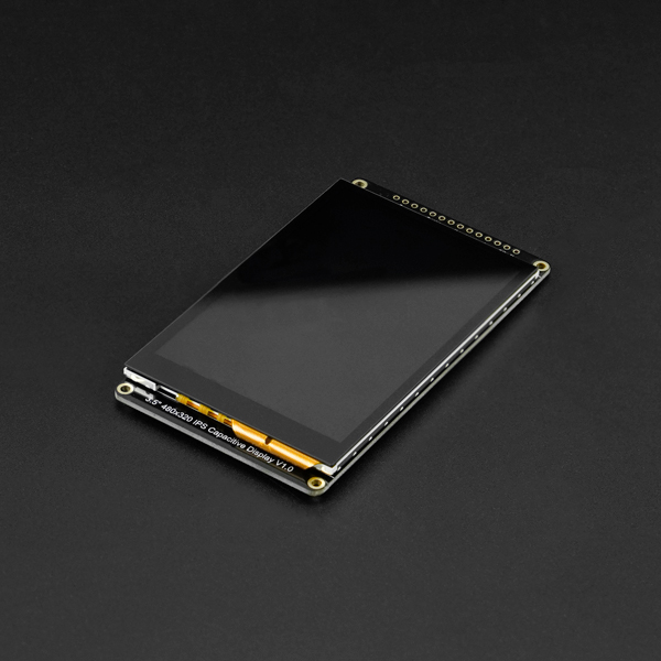 DFRobot创客商城新品推荐3.5寸IPS电容触摸屏 - 178°广视角，即插即用