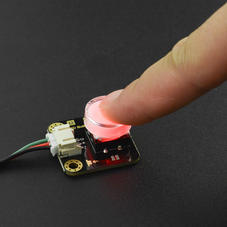 传感器-Gravity: 带LED灯的数字按钮  红色