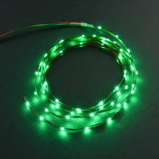 新品-2.5mm柔性灯带（5V 60灯）绿色