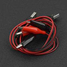 电缆&电线-双鳄鱼夹转USB公头电源线