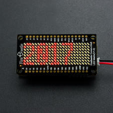 Arduino-FireBeetle 24×8 LED点阵屏（红色）