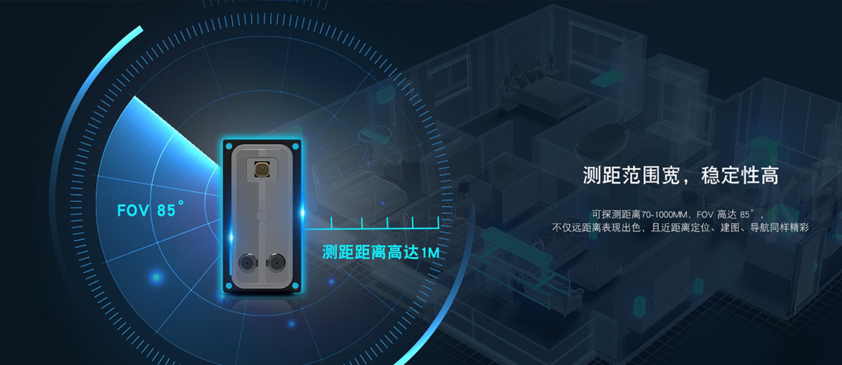 YDLIDAR GS5线阵固态激光雷达传感器测距图.png
