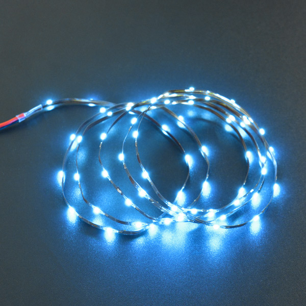 2.5mm柔性灯带（5V 60灯）冰蓝色