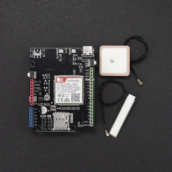 SIM7070G Arduino NB-IoT/LTE/GPRS 扩展板